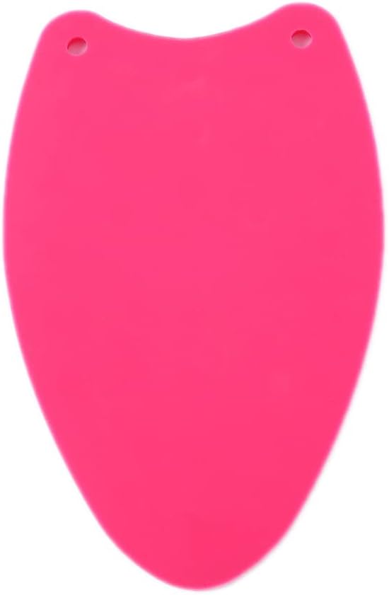 The Quilted Bear Mini Iron Rest - Silicone Heat Resistant Mat for Stress-Free Crafting, Sewing & Quilting Supplies - Durable and Protective Surface for Mini Iron (Pink)