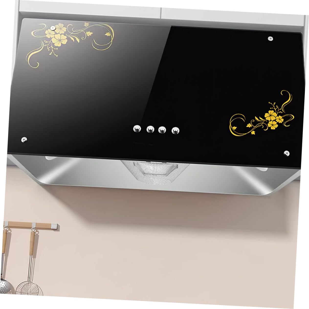 Luxshiny 15pcs Range Hood Accessories Vent Filters Range Hood Oil Net Grease Mesh Kitchen Fan Exhaust Vent Screen Range Hood Mesh Stove Fan Stove Vent Hood Filter Stainless Steel Silver