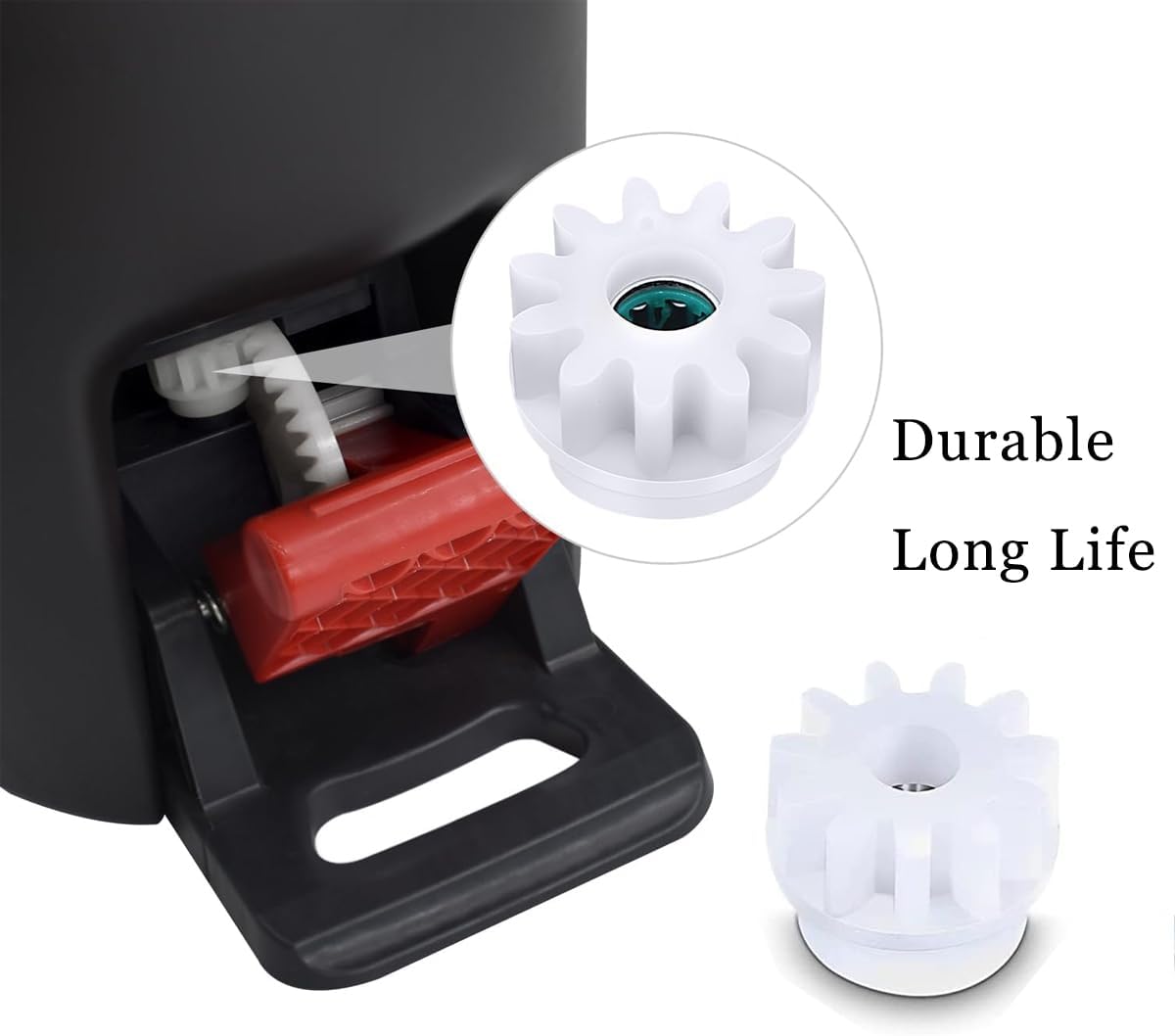 YWSH 6 Pack Spin Mop Bucket Gear Compatible with Ocedar Vilida Easy Mop Pedal Broom Bearing Gears Repair One Way Clutch Bearing Bucket Gear Sprockets Mop Gear for Spin Mop Bucket