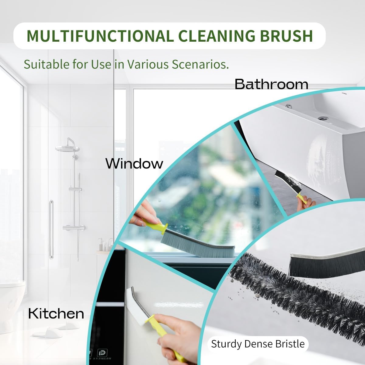 Dryer Lint Brush Vent Cleaner 30 inch Refrigerator Coil Cleaning Brushes Clothes Trap Duct Remover, Crevice Cleaning Brush, Washing Machine Cleaning Tools for Household (2 Pack)