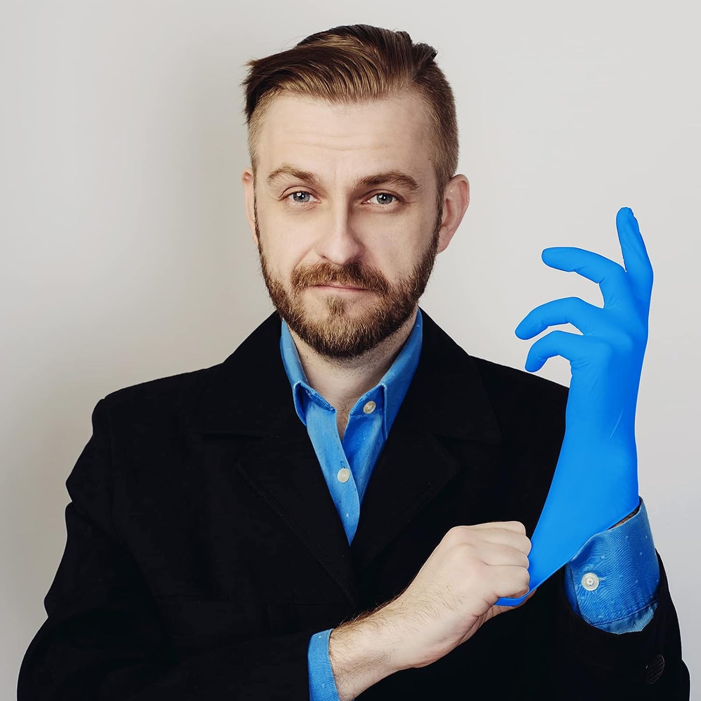 PEIPU Nitrile Disposable Gloves,Powder Free, Cleaning Service Gloves, Latex Free