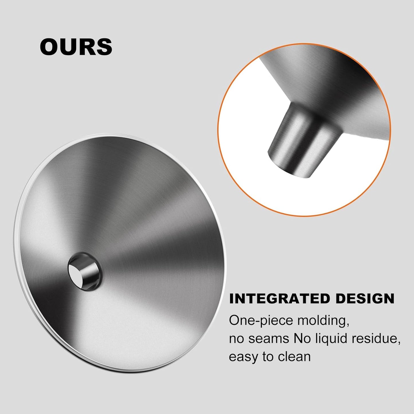 Small Funnel Set of 2, Stainless Steel Mini Funnel for Essential Oil Transfer, Kitchen Use