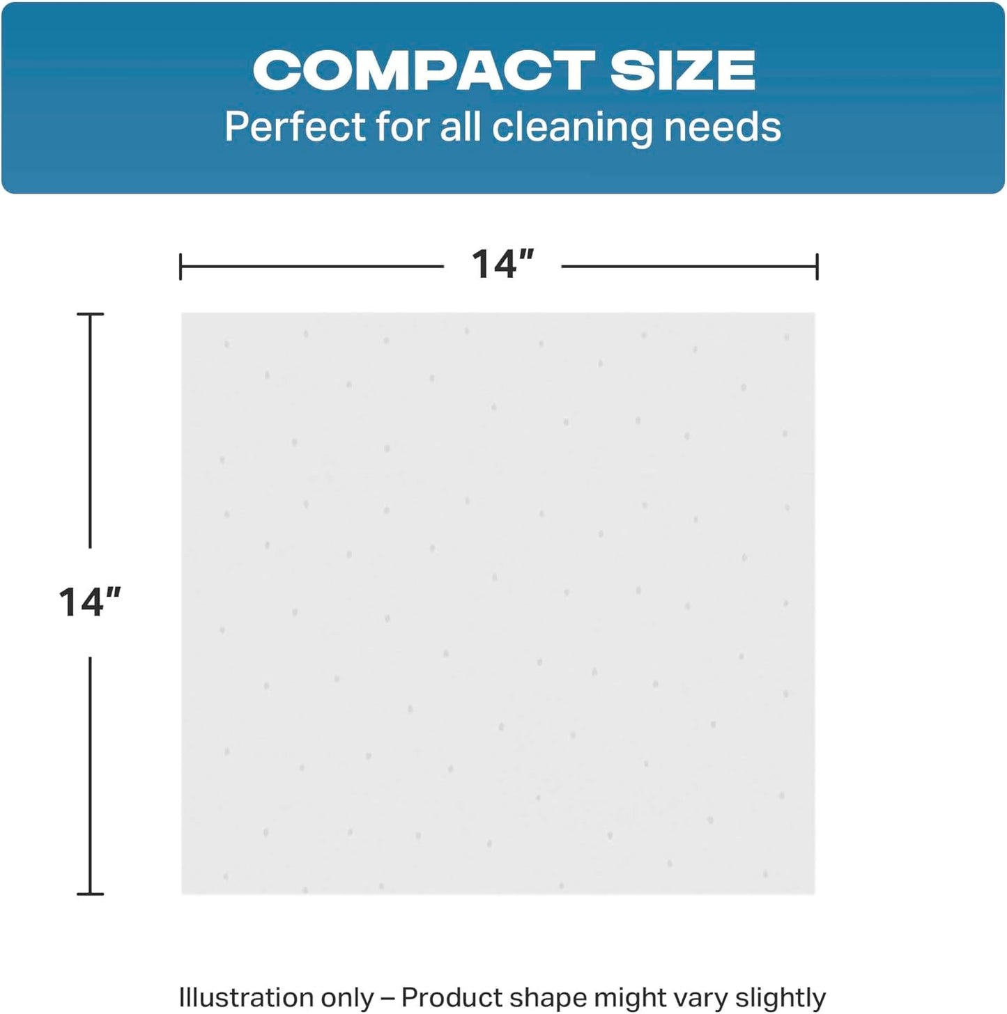 Angel-in-Armor Shop Towels (14”x14”) – 500 Unit Box of Lint-Free Cotton Shop Towel Cleaning Rags – Durable Shop Rags for Auto, Garage, Industrial, and Commercial Use