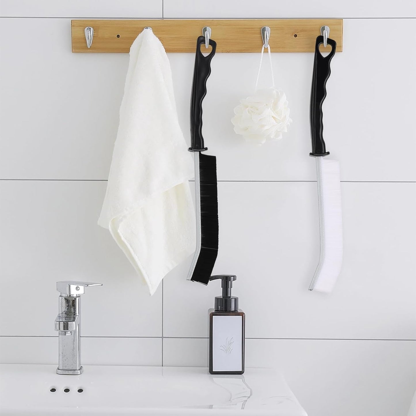 12Pcs Hard Bristle Crevice Cleaning Brush, Grout Cleaner Brush, Multifunctional Gap Cleaning Tool for Household Use, Bathroom, Kitchen, Window,Toilet