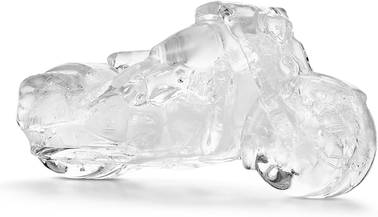 Nax Caki 3D Motorcycle Ice Cube Tray, Large Silicone Fun Shapes Ice Cube Mold for Whiskey, Cocktails, Bourbon, Motorcycle Gifts for Men Holiday Stocking Stuffers