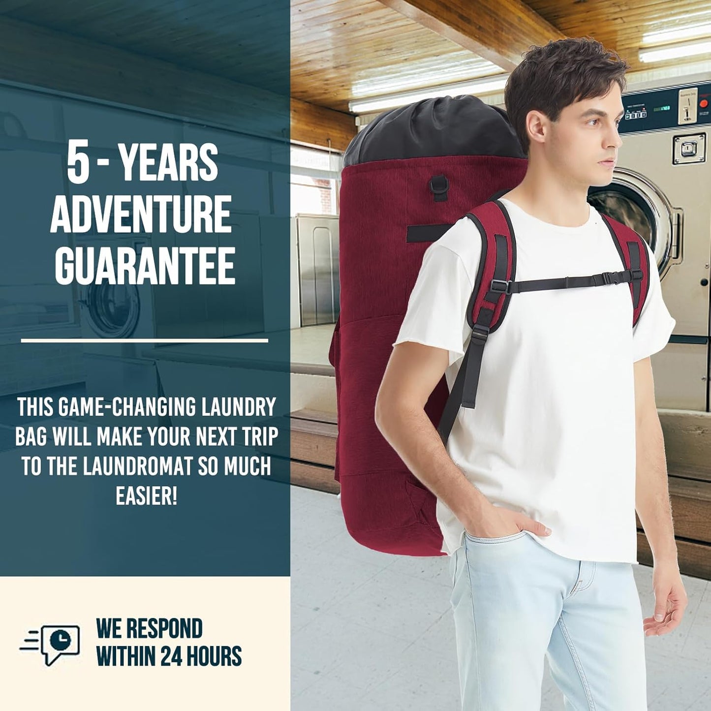 Laundry Bag With 4 Pockets,Laundry Bag With Shoulder Straps,Sturdy Laundry Backpack Heavy Duty,Large Clothes Hamper Bags 115L,College Laundromat Backpack For Dorm Room,Travel Laundry Bags XXL