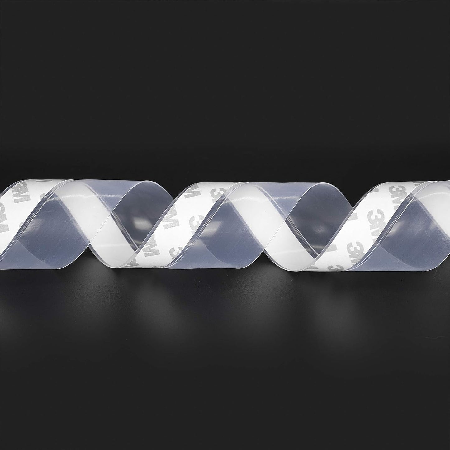 TAROSE Weather Stripping, Silicone Door Seal Strip Door, Window, Transparent 16 Feet Long (Width 25mm)