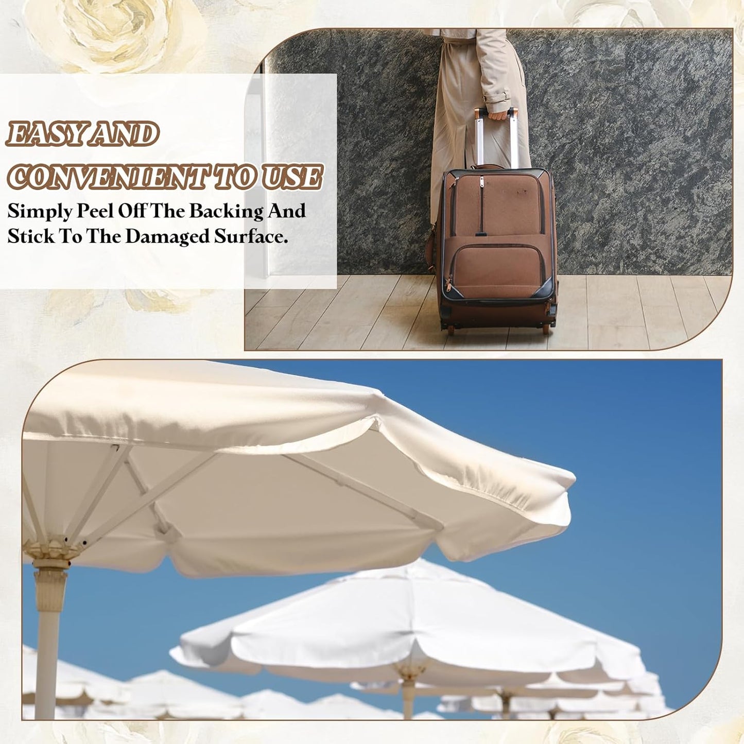 PATIKIL Linen Repair Patch, 8 x 11 Inch Self-Adhesive Linen Fabric Repair Patches for Sofa Couch Clothes Handbag Tents Car Seats Furniture, Red