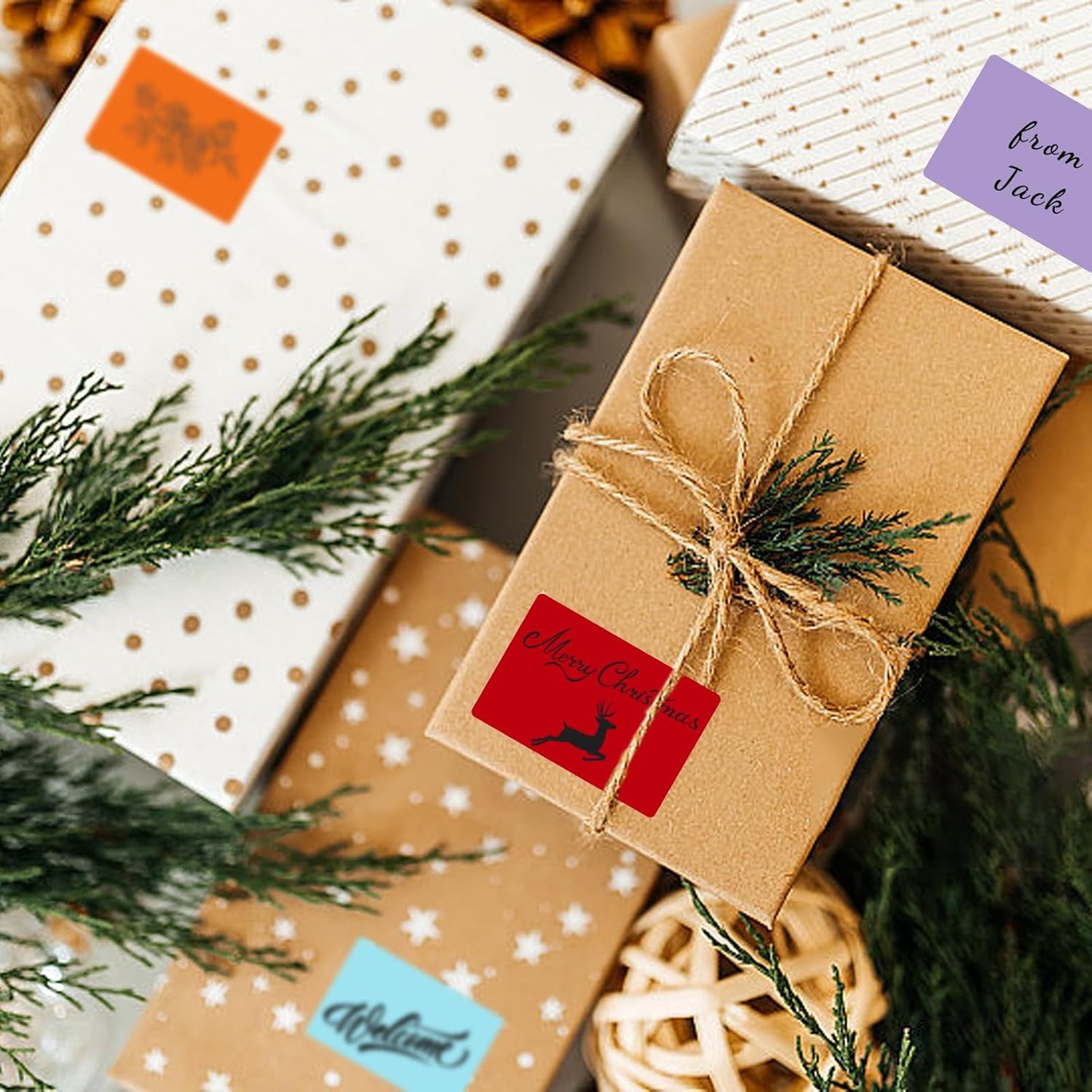 2×3 Inch Yellow Removable Thermal Labels,Waterproof Thermal Label Stickers,300 Sheets per Roll with Perforated Lines