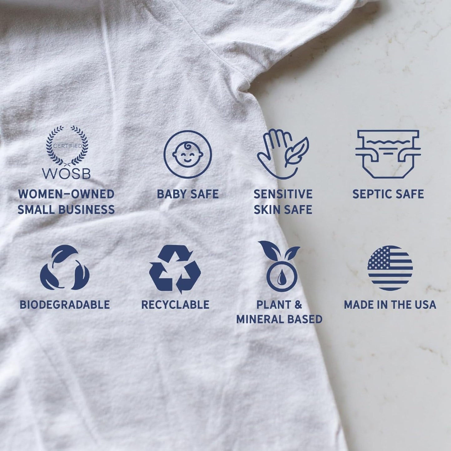 Sandalwood Laundry Detergent Powder | Only 100% Pure Essential Oils | Safe for Sensitive Groups | Powerful Clean | Plant & Mineral-Based | Made in USA | 3lbs