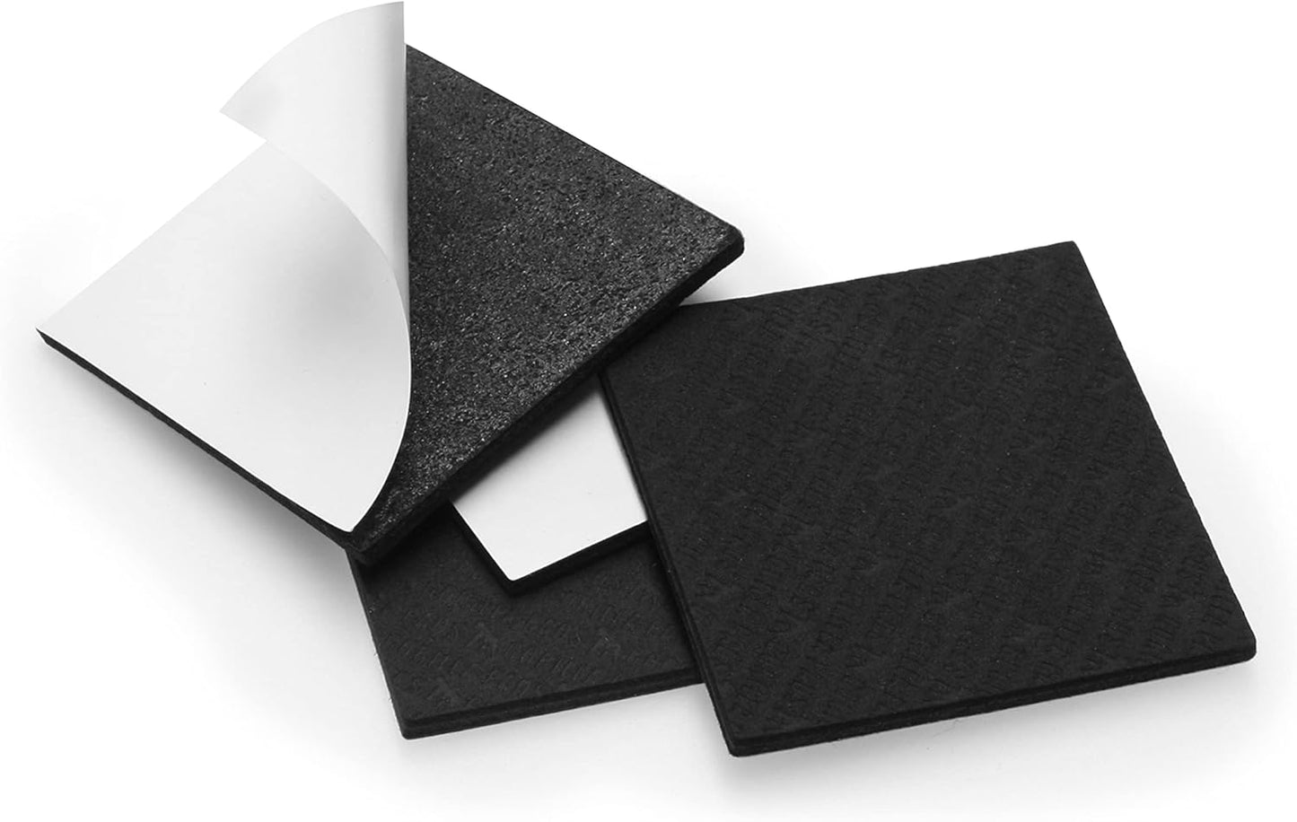 Slipstick GorillaPads Non Slip Furniture Pads/Gripper Floor Protectors (Set of 4) 3 Inch Square Self Adhesive Rubber Stoppers for Furniture Legs, CB155