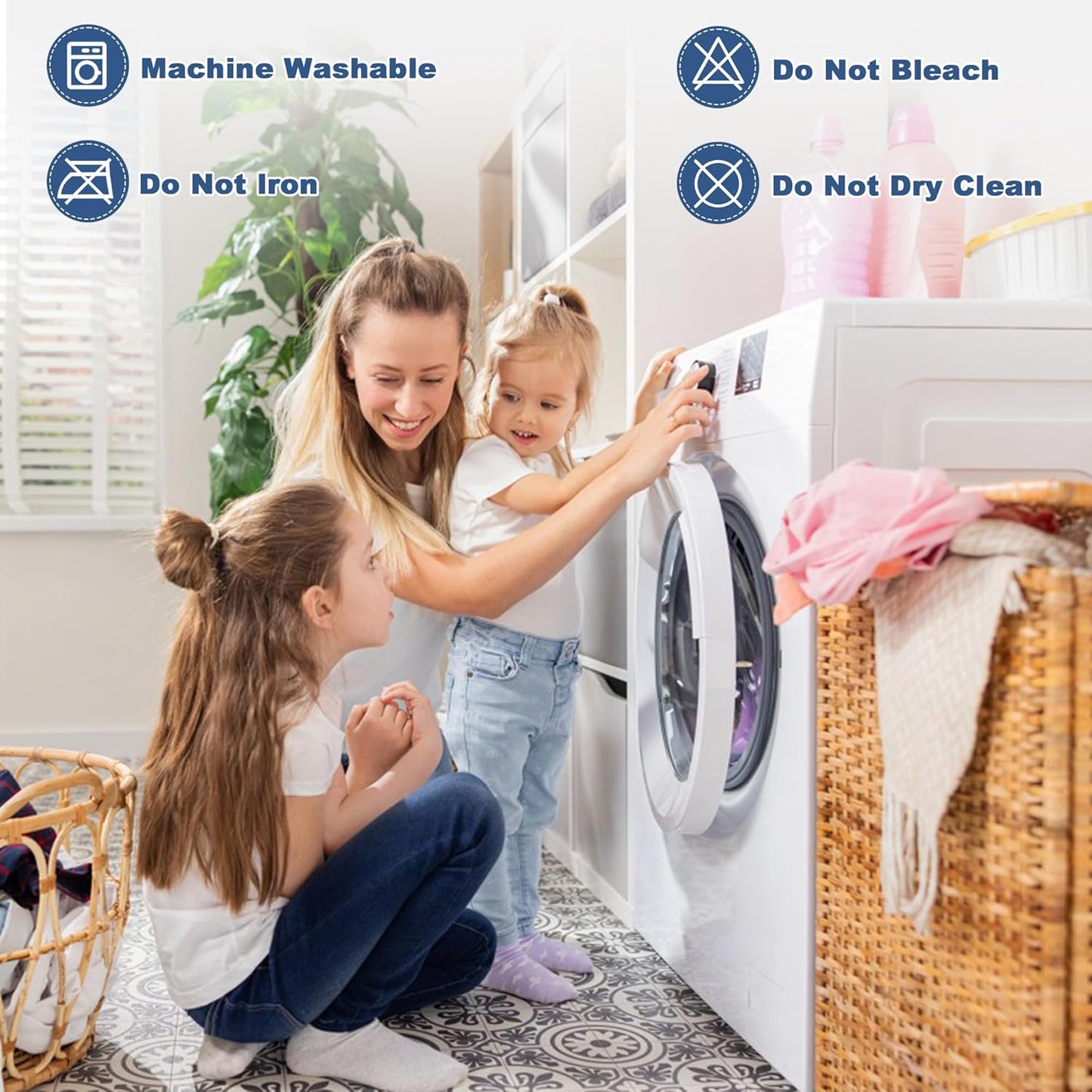 GRT Queen Mattress Protector Waterproof, 100% Waterproof Quilted Fitted Mattress Pad, Noiseless Hollow Cotton Mattress Cover, fits up to 21" Deep, Dust Proof White