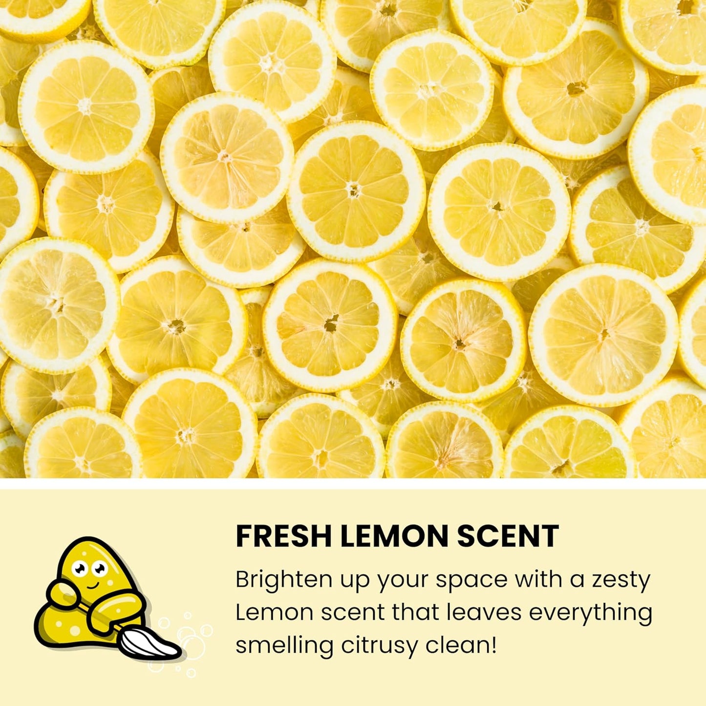 Slime Buddies Car Cleaning Gel Putty - 6 Pack Lemon Scented Interior Detailing Tool for Cup Holder, Air Vent & Keyboard - Reusable Auto Detailing Accessories - Dust Remover Goop - Gifts for Men Women