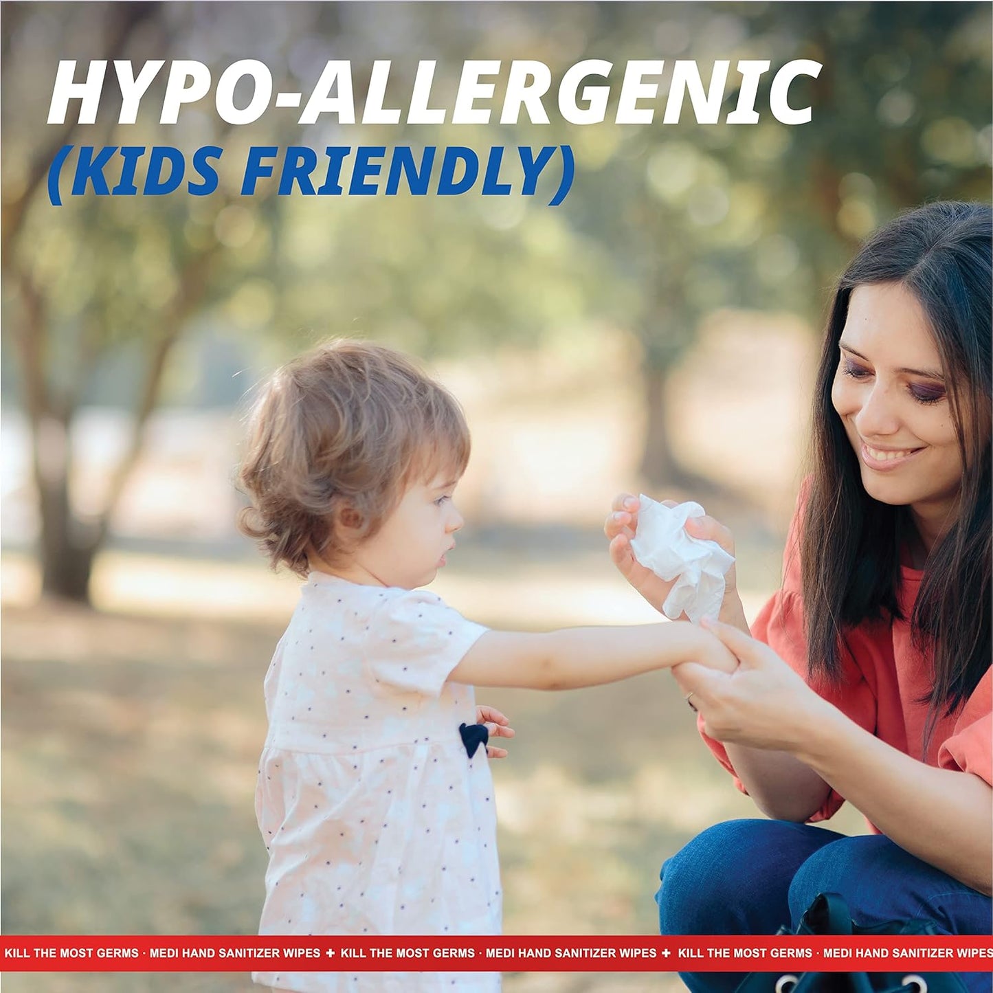 Mediwiper 500 Wipes (20Count*25Pack) Alcohol-Free Sanitizing Wipes Disinfecting Large Unscented Wet Wipes Bulk, Hand Sanitizer