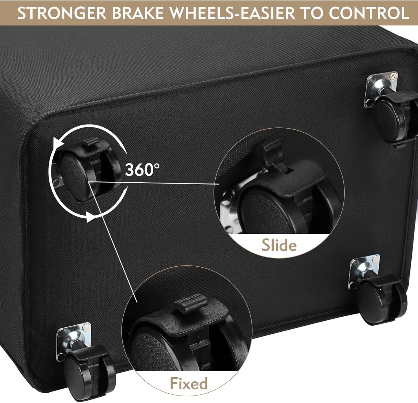 DOKEHOM 90L X-Large Laundry Basket with Removable Wash Bag on Wheels, Collapsible Rolling Laundry Hamper, Foldable Clothes Organizer, Folding Washing Bin (Black)