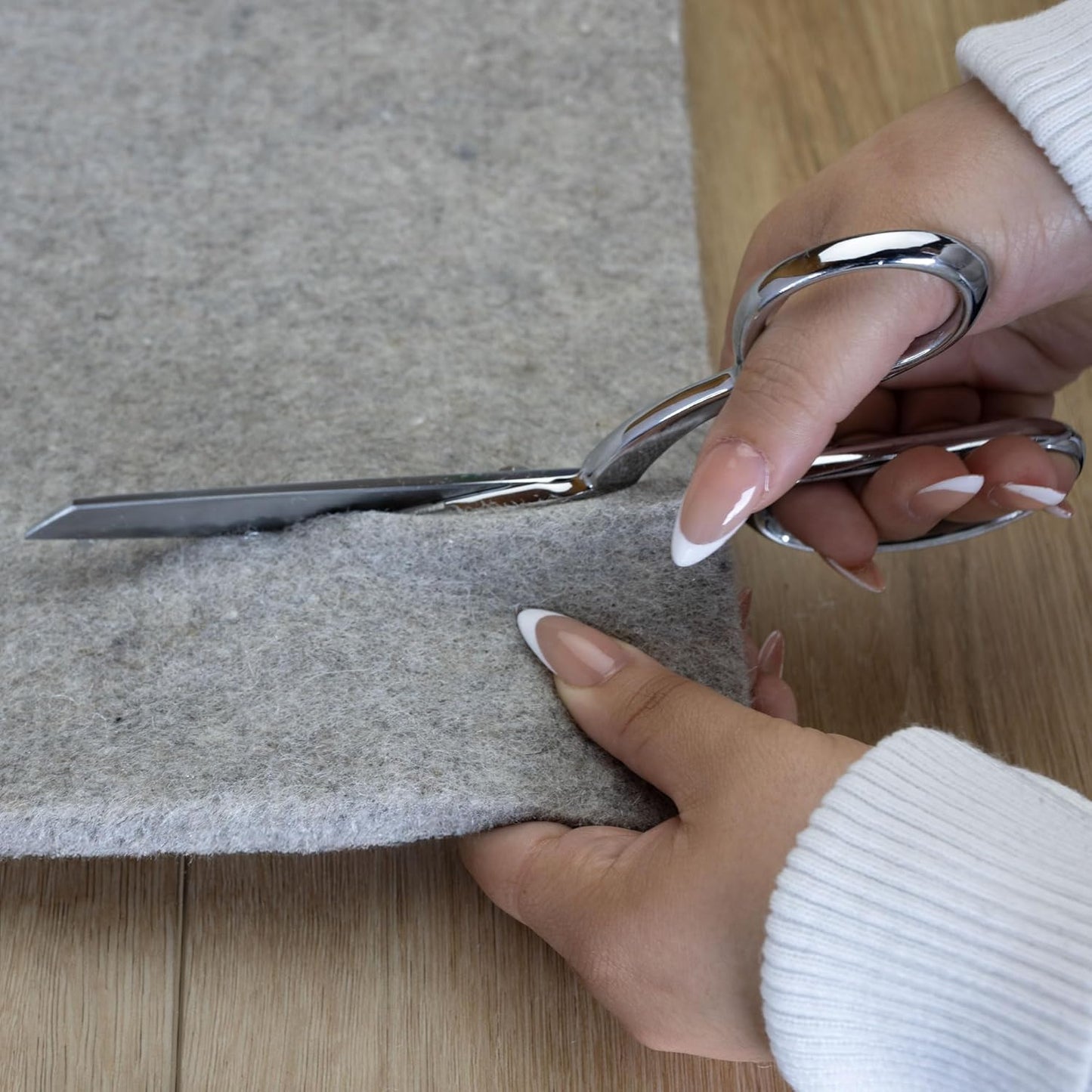 RUGPADUSA - Eco-Plush - 9'x11' - 1/2" Thick - 100% Felt - Luxurious Cushioned Rug Pad - Available in 3 Thicknesses, Many Custom Sizes