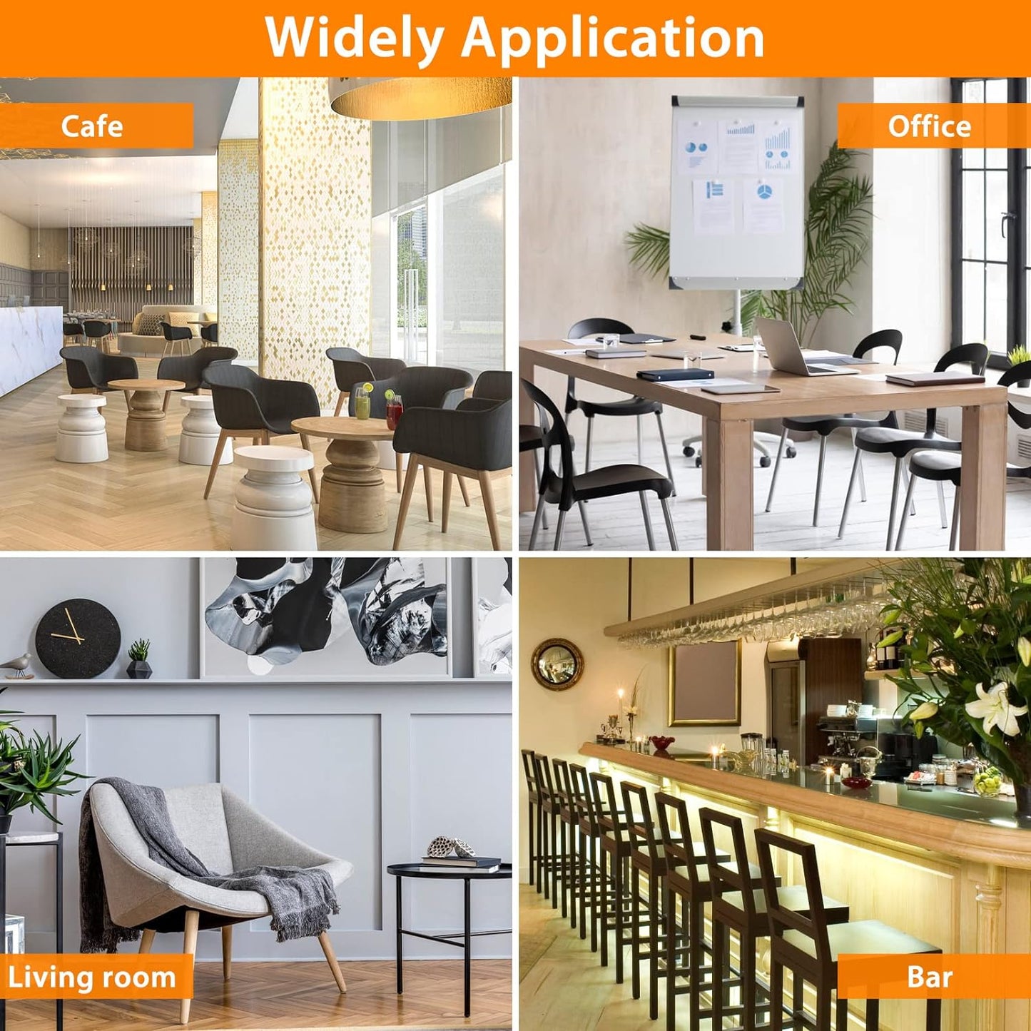 36 Pcs Square Chair Leg Floor Protectors, Felt Furniture Pads for Hardwood Floors, Chair Leg Protectors for Hardwood Floors, Floor Protectors for Chairs, No Scratches and Reduce Noise - Large Size