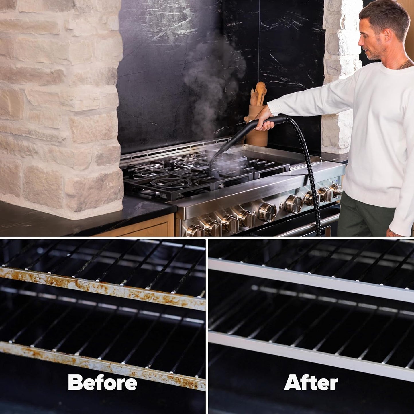 Dupray Neat Steam Cleaner with 40-Piece Accessory Kit, Powerful, chemical-free cleaning for floors, cars, tiles, grout, and more. *Kills 99.9% of Bacteria & Viruses