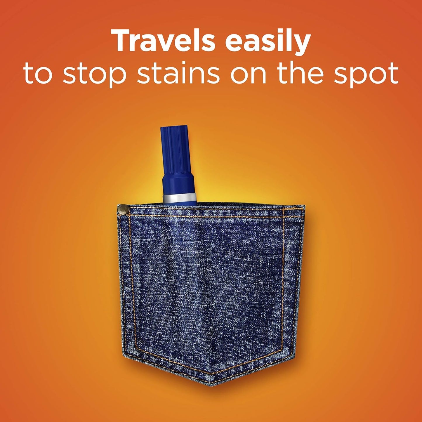 Tide to Go Mini Instant Stain Remover, Orange, (Pack of), 1 Count