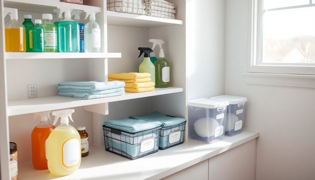 The Ultimate Guide to Organizing Your Home Cleaning Supplies