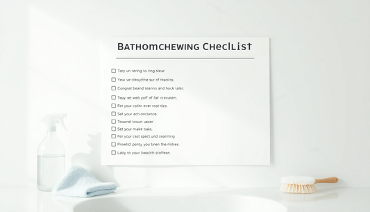 The Ultimate Bathroom Cleaning Checklist That Actually Works