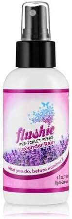 Flushie Pre-Toilet Sprays for Poop Travel Size Toiletries Bathroom Spray for Poop Spray for Toilet Deodorizer Traveling Essentials Poop deodorizer Poop Odor eliminator