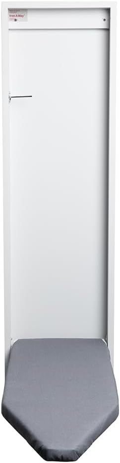 TIVIT Ironing Board Cover for Handi-Press Iron-A-Way Wall Mounted Ironing Boards 42-46" Long Adjustable Straps, Alumitek, Scorch Resistant, Thick Padding Made in Italy