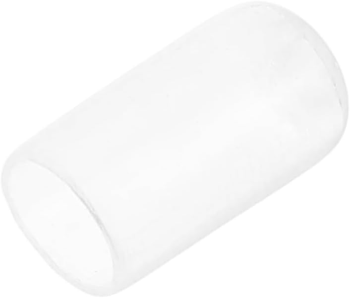 uxcell 20pcs Rubber End Caps Protective Caps 8.5mm ID Vinyl PVC Round Tube Bolt Cap Cover Screw Thread Protectors, Clear