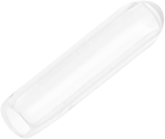 uxcell 20pcs Rubber End Caps Protective Caps 2.5mm ID Vinyl PVC Round Tube Bolt Cap Cover Screw Thread Protectors, Clear