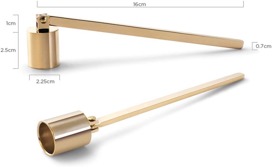 Candle Snuffer, Candlesnuffers Wick Snuffer Candle Extinguisher Accessory for Putting Out Extinguish Candle Wicks Flame Safely, Black