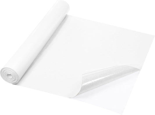 Repair Patches Repair Tape Self-Adhesive DIY Repair Patch Linen Gear Patch for Sofa, Furniture, Chair, Clothing,Tents,17x158 Inch,White