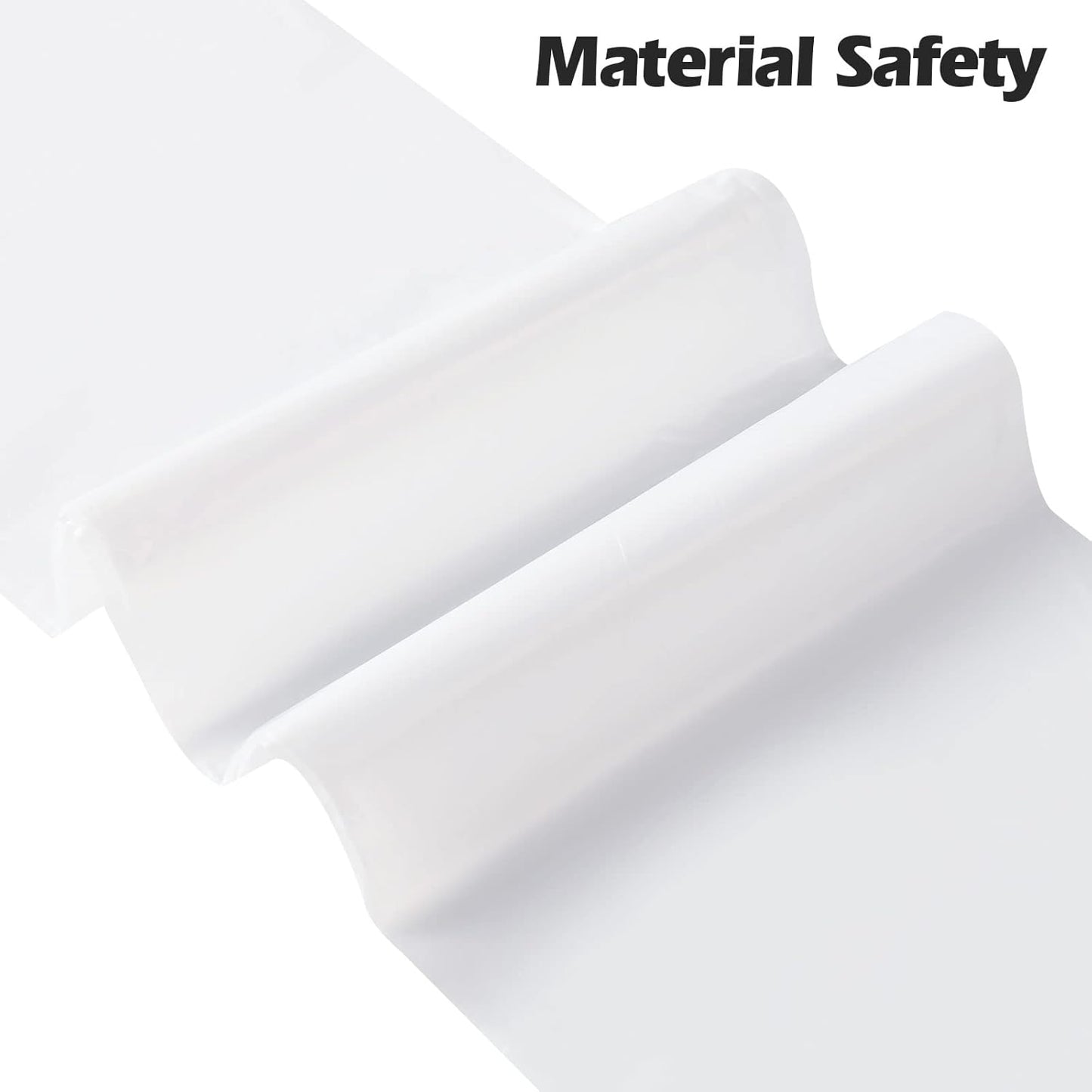 2-4 Gallon Portable Trash Bags,60 Counts Thicken portable Small Garbage Bags for Office, Kitchen,Bedroom Trash Can,Strong Trash Bags（White）