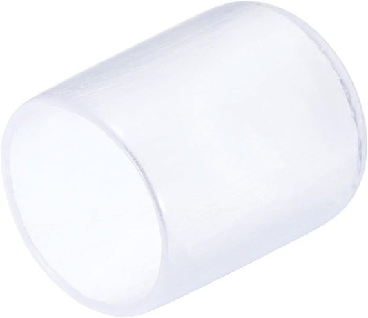 uxcell 20pcs Rubber End Caps 16mm(5/8") ID Vinyl PVC Round Tube Bolt Cap Cover Screw Thread Protectors Clear