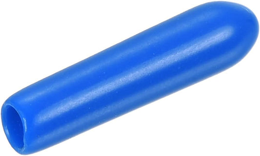uxcell 20pcs Rubber End Caps 2.5mm ID Vinyl PVC Round Tube Bolt Cap Cover Screw Thread Protectors Blue