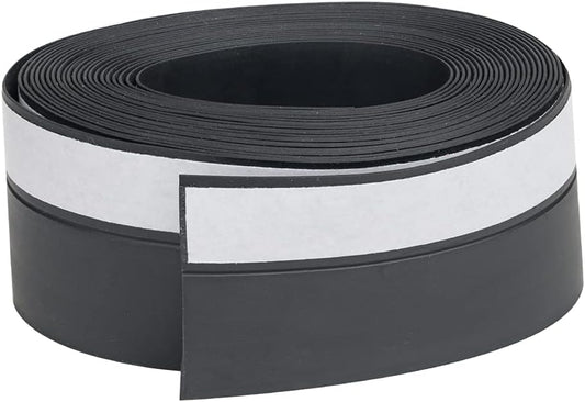 Black Weather Stripping for Window Doors Self Adhesive Weatherstrips 16 Feet Door Sweep – Wind, Dust, Draft & Insect Proof – Insulation - Rubber Door Strips to Seal Door
