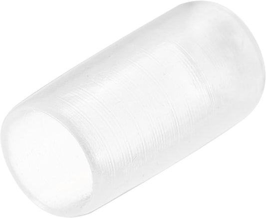 uxcell 20pcs Rubber End Caps 9.5mm(3/8") ID Vinyl PVC Round Tube Bolt Cap Cover Screw Thread Protectors Clear