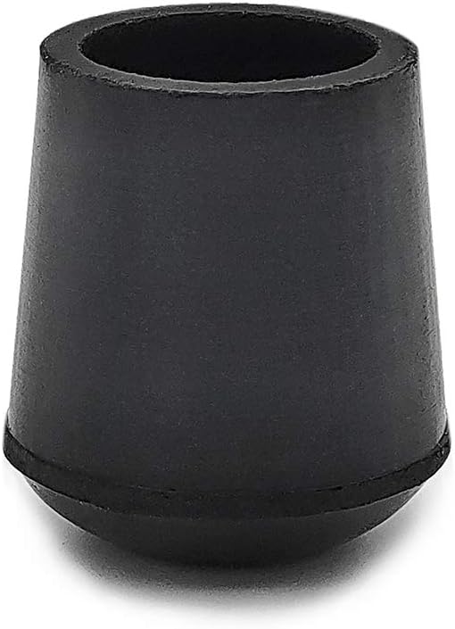 Flyshop Furniture Table Covers Non-Slip Durable Rubber Leg Tips Chair Leg Caps Floor Protector Round Black 4PCS Size 16mm, 5/8"