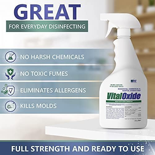 Vital Oxide: Disinfectant, Deodorizer, Cleaner.32fl.oz