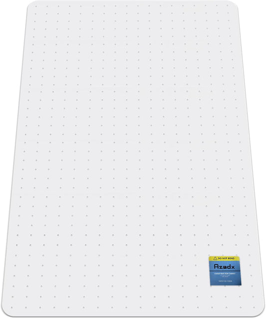 Azadx Heavy Duty Office Chair Mat for Carpet 36" x 55" Hard Material Chair Mat for Carpeted Floor Slip Resistant Carpet Protector for Home Office Easy Glide Desk Floor Mat for Office Chair on Carpets