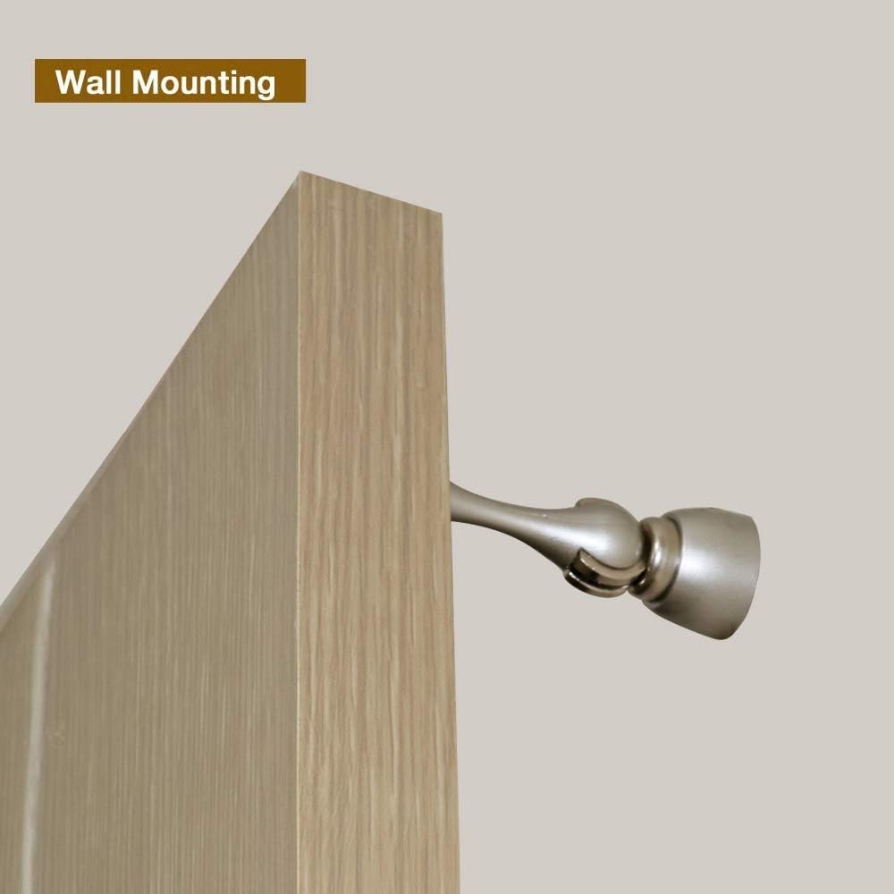 Magnetic Door Stop, Magnetic Door Catch, Door Holder, Door Stops, Wall Mounted, Floor Mounted, Door Banging Prevention (Black, Small x 2pack)