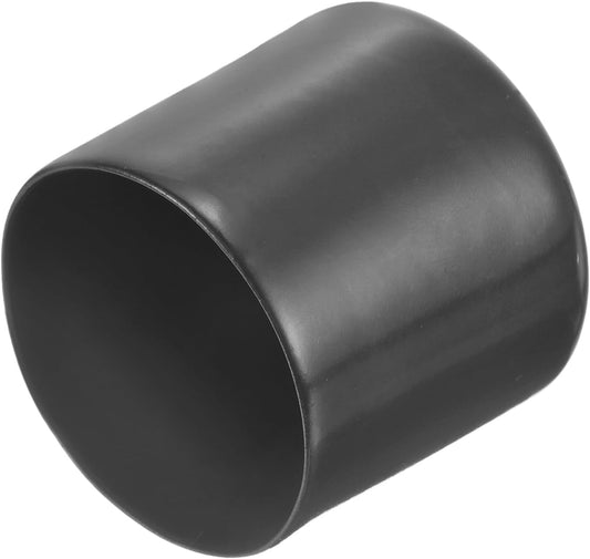 uxcell 20pcs Rubber End Caps 50mm(2") ID Vinyl Round Tube Bolt Cap Cover Thread Protectors Dark Grey