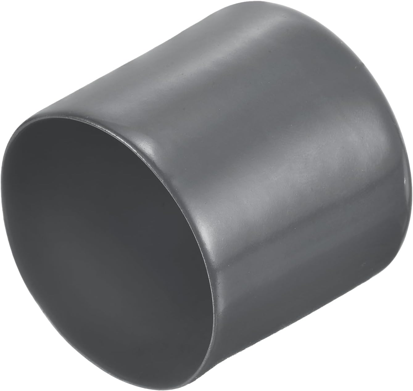 uxcell 20pcs Rubber End Caps 49mm ID Vinyl Round Tube Bolt Cap Cover Thread Protectors Dark Grey