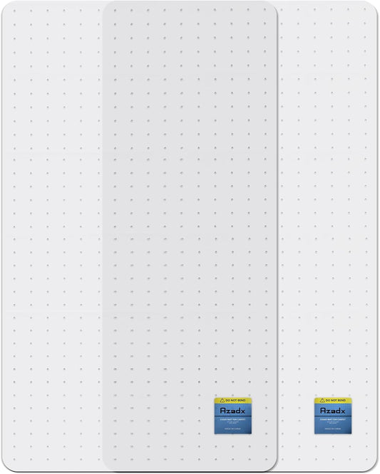 Azadx Heavy Duty Office Chair Mat for Carpet 32" x 55" Hard Material Chair Mat for Carpeted Floor Non-Slip Carpet Protector for Office Easy Glide Desk Floor Mat for Office Chair on Carpets 2 Pack