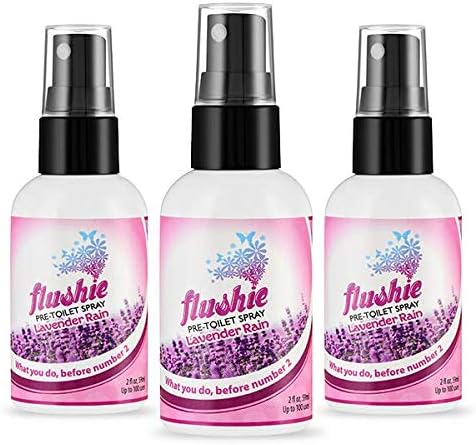 Flushie Pre-Toilet Sprays for Poop Travel Size Toiletries Bathroom Spray for Poop Spray for Toilet Deodorizer Traveling Essentials Poop deodorizer Poop Odor eliminator