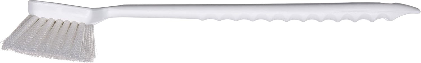 SPARTA Utility Scrub Brush with Polyester Bristles 20" x 3" - White