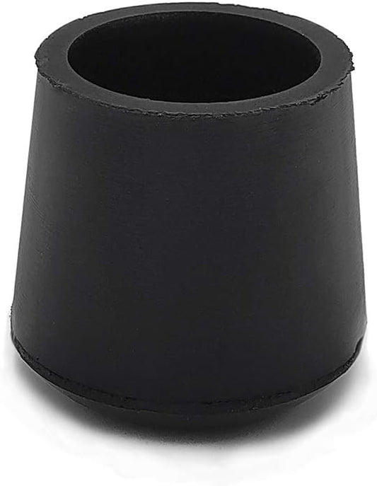 Flyshop Furniture Table Covers Non-Slip Durable Rubber Leg Tips Chair Leg Caps Floor Protector Round Black 4PCS Size 25mm, 1"