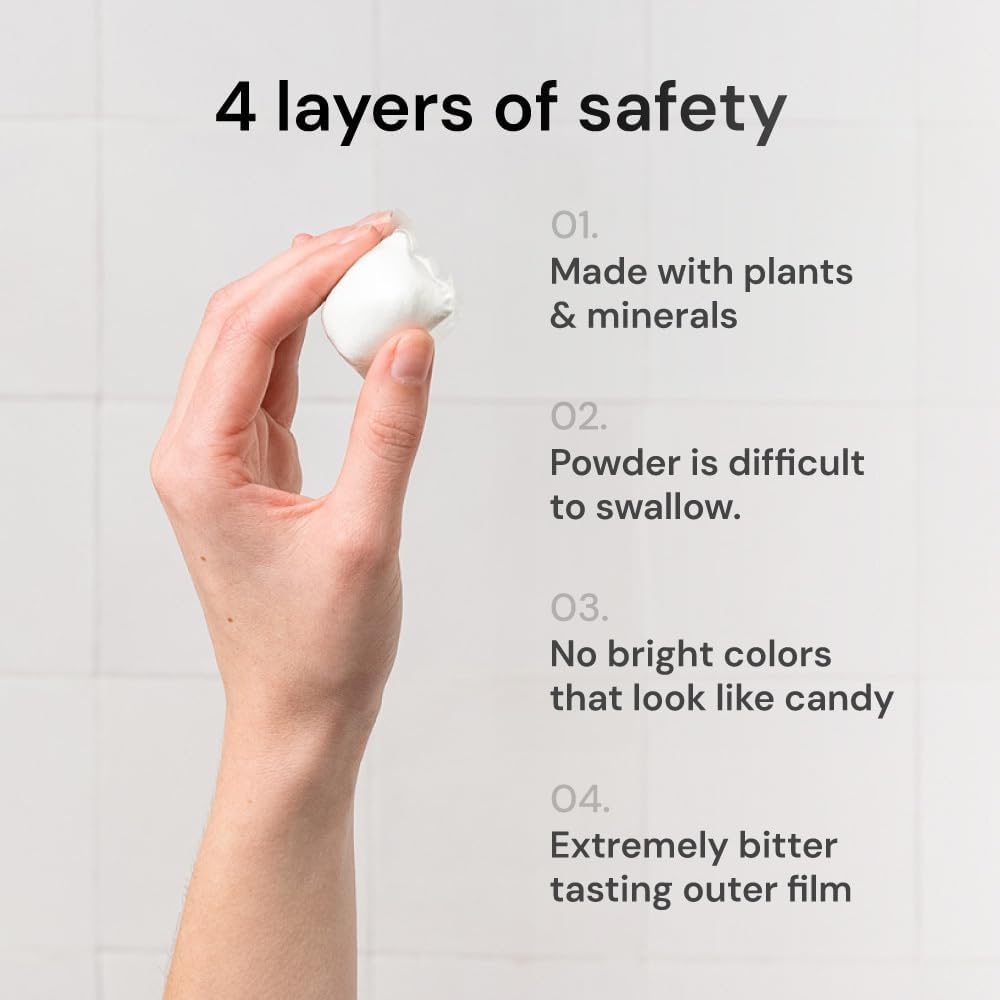 Grab Green Baby Laundry Detergent Pods and Dryer Sheets Bundle, 50 Count Pods and 80 Dryer Sheets, Dreamy Rosewood Scent, Plant and Mineral Based Laundry Care Set