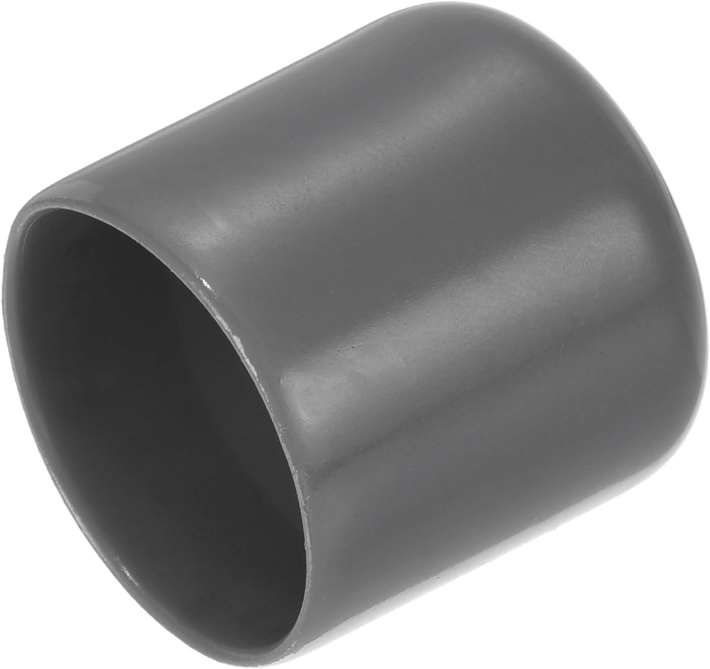 uxcell 20pcs Rubber End Caps 25mm(1") ID Vinyl PVC Round Tube Bolt Cap Cover Screw Thread Protectors Dark Grey