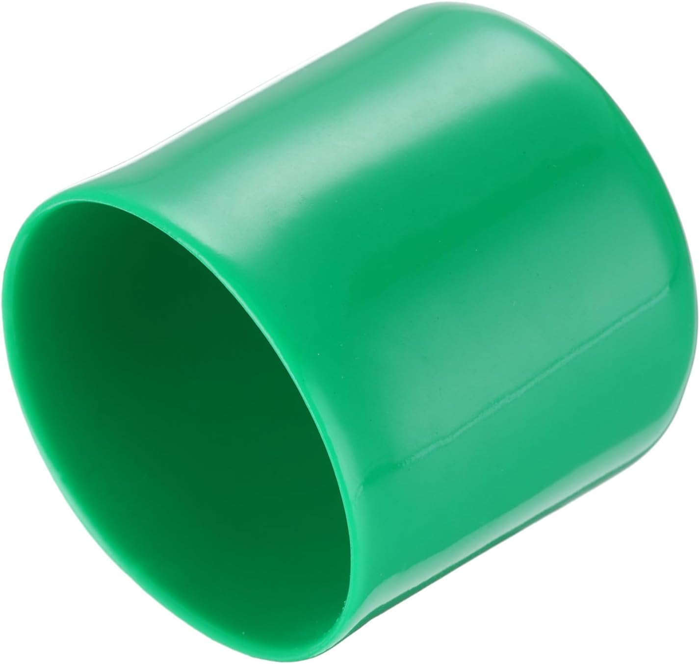 uxcell 20pcs Rubber End Caps 41mm(1 5/8") ID Vinyl PVC Round Tube Bolt Cap Cover Screw Thread Protectors Dark Green
