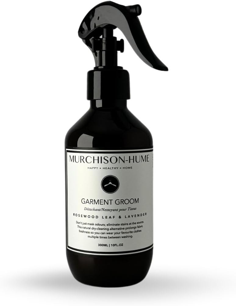 Murchison-Hume Garment Groom Fabric Freshener, Air Freshener, Odor Fighter, Laundry Treatment and Stain Remover, Rosewood Leaf & Lavender